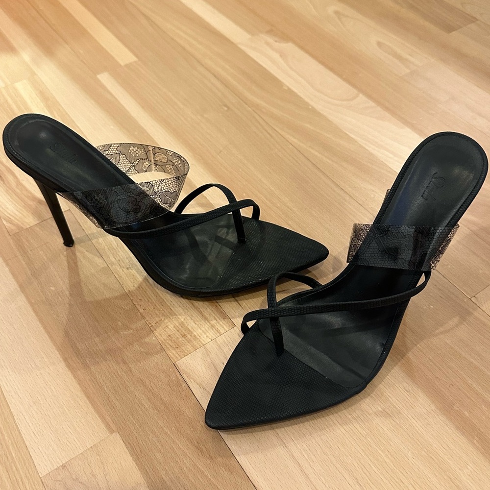 Elegant Black Stiletto Heels